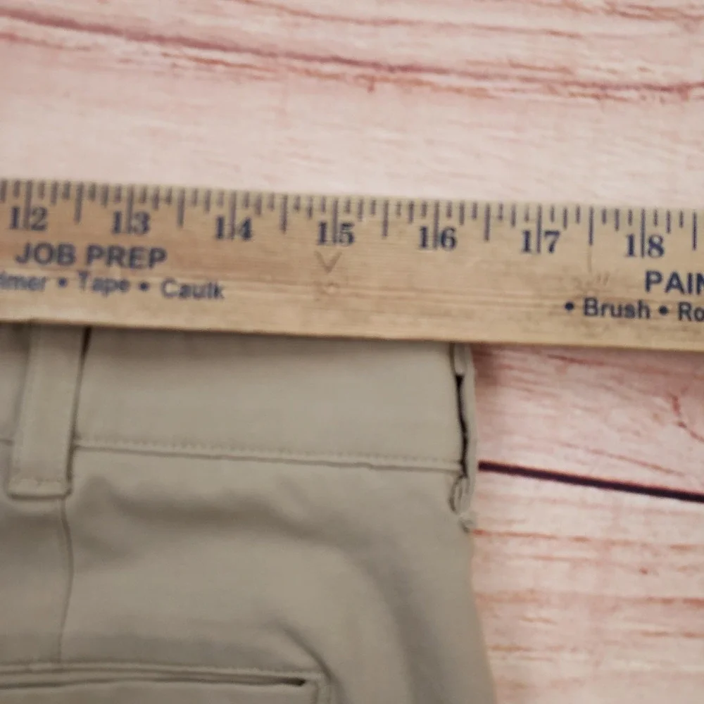 Ben Hogan Pants Mens 32x30 Beige Chino Flat‎ Front Straight Leg Golf Casual